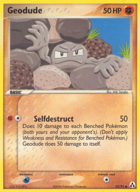Geodude (Reverse Holofoil) (53) — Legend Maker