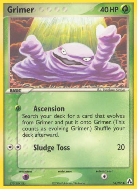 Grimer (Reverse Holofoil) (54) — Legend Maker