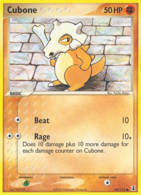 Cubone (Reverse Holofoil) (60) — Delta Species