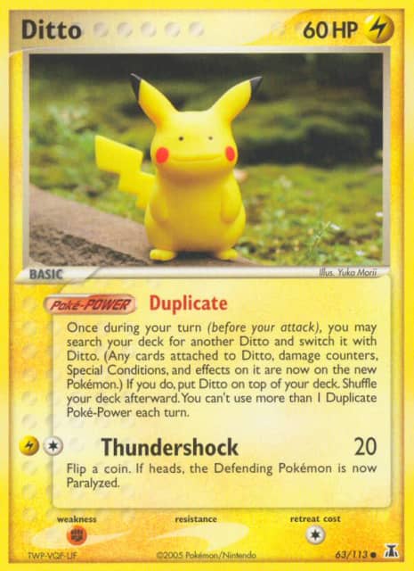 Ditto (Reverse Holofoil) (63) — Delta Species