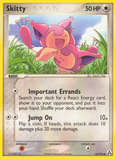 Skitty (Reverse Holofoil) (64) — Legend Maker