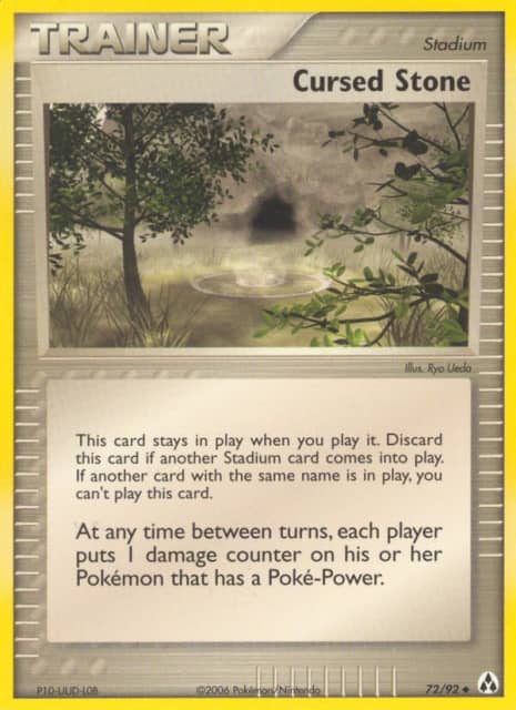 Cursed Stone (Reverse Holofoil) (72) — Legend Maker