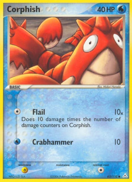 Corphish (Reverse Holofoil) (63) — Holon Phantoms