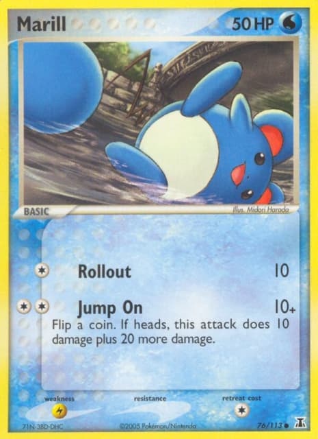 Marill (Reverse Holofoil) (76) — Delta Species