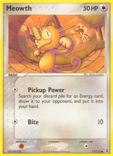 Meowth (77) — Delta Species