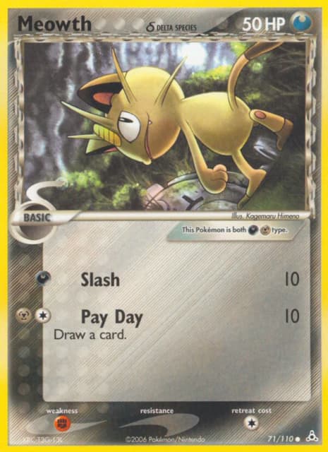 Meowth δ (71) — Holon Phantoms