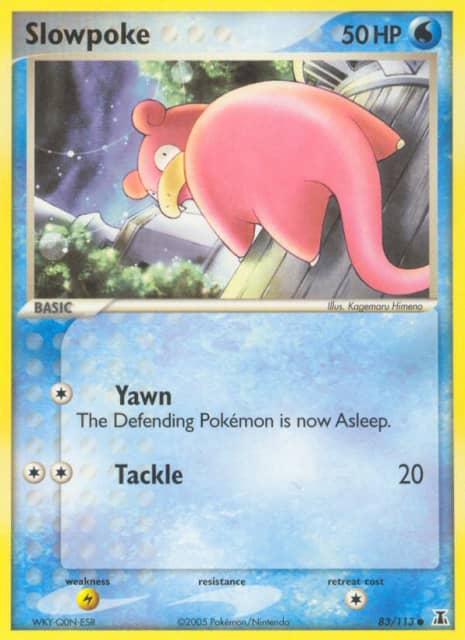 Slowpoke (Reverse Holofoil) (83) — Delta Species