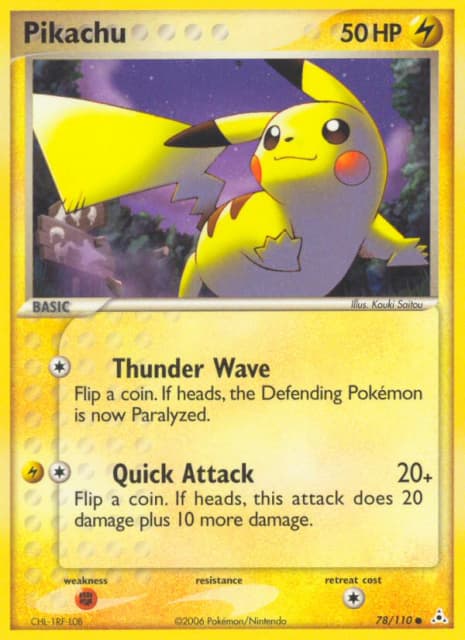 Pikachu (Reverse Holofoil) (78) — Holon Phantoms