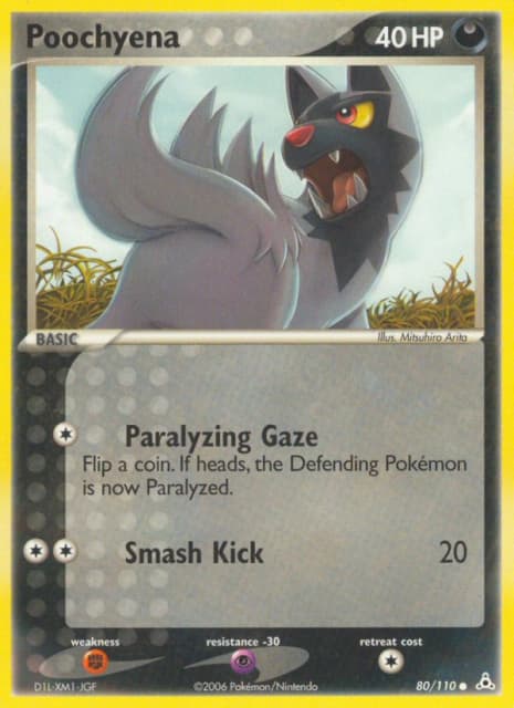 Poochyena (Reverse Holofoil) (80) — Holon Phantoms