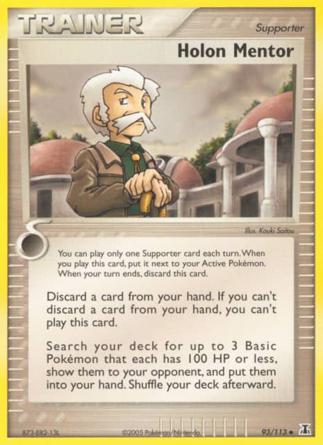 Holon Mentor (Reverse Holofoil) (93) — Delta Species