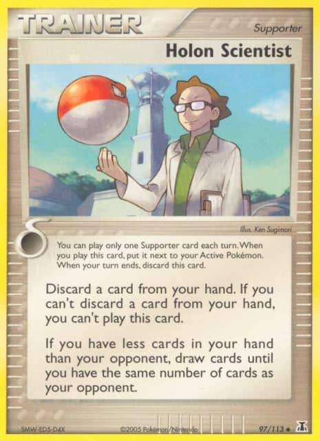 Holon Scientist (Reverse Holofoil) (97) — Delta Species