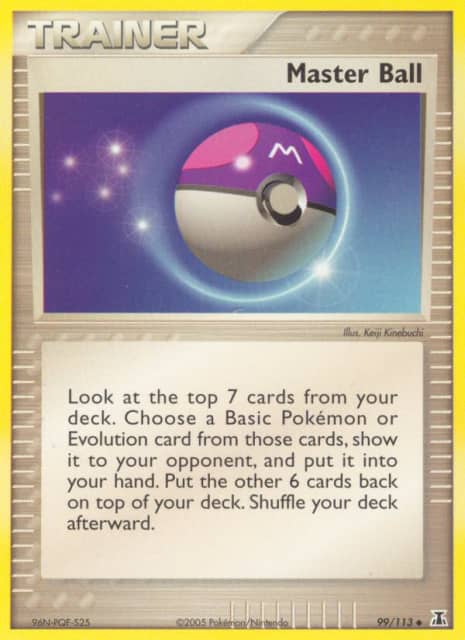 Master Ball (Reverse Holofoil) (99) — Delta Species