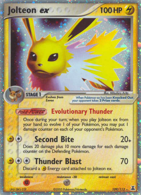 Jolteon ex (Jun Hasebe) (109) — Delta Species