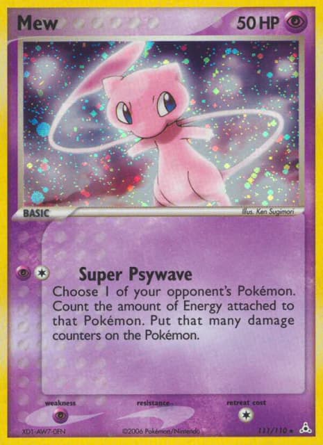 Mew (Holofoil) (111) — Holon Phantoms