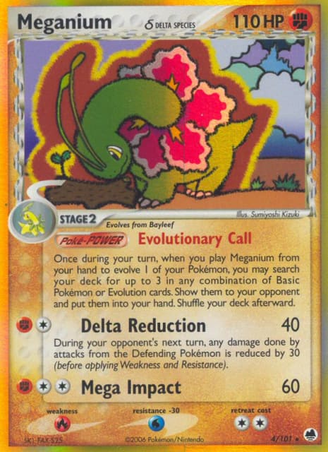 Meganium δ (Holofoil) (4) — Dragon Frontiers