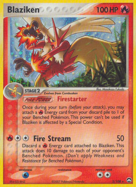 Blaziken (Holofoil) (5) — Power Keepers