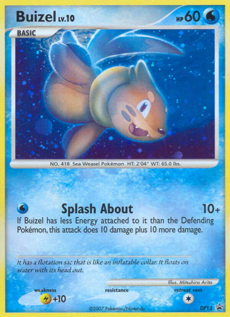 Buizel (Holofoil) (DP13) — DP Black Star Promos