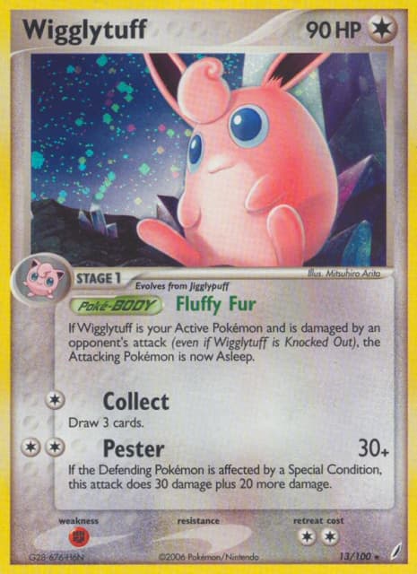 Wigglytuff (Reverse Holofoil) (13) — Crystal Guardians
