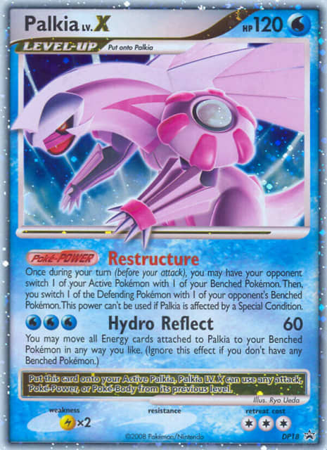 Palkia LV.X (Holofoil) (DP18) — DP Black Star Promos
