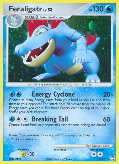 Feraligatr (Reverse Holofoil) (8) — Mysterious Treasures