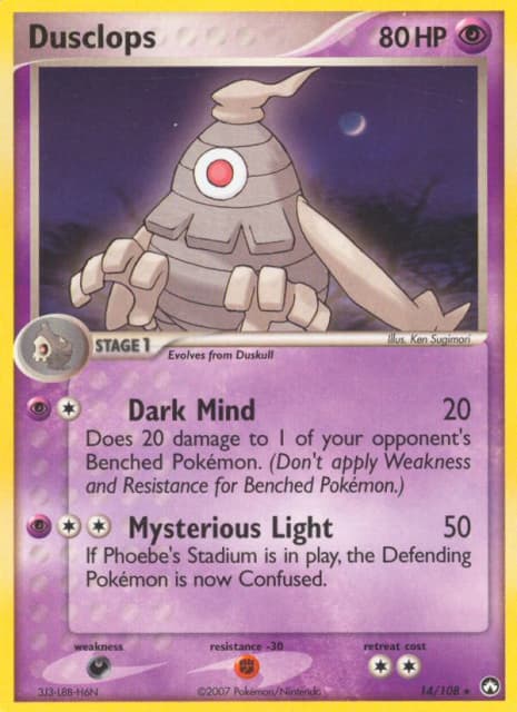 Dusclops (Reverse Holofoil) (14) — Power Keepers