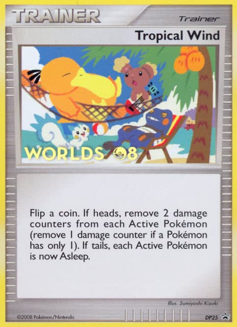 Tropical Wind (Worlds Staff Stamp) (DP25) — DP Black Star Promos