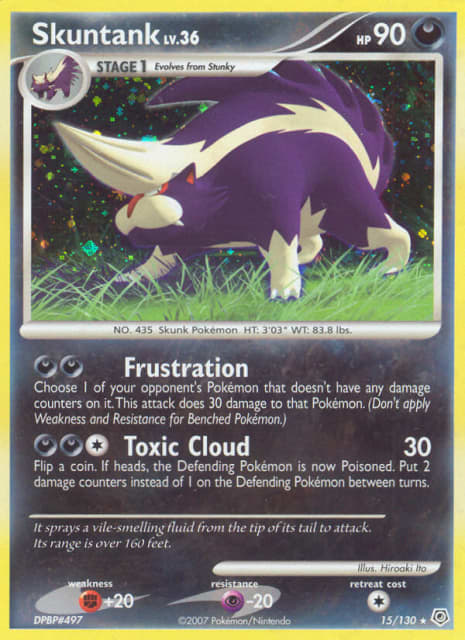 Skuntank (Holofoil) (15) — Diamond & Pearl