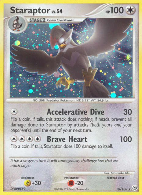 Staraptor (Holofoil) (16) — Diamond & Pearl