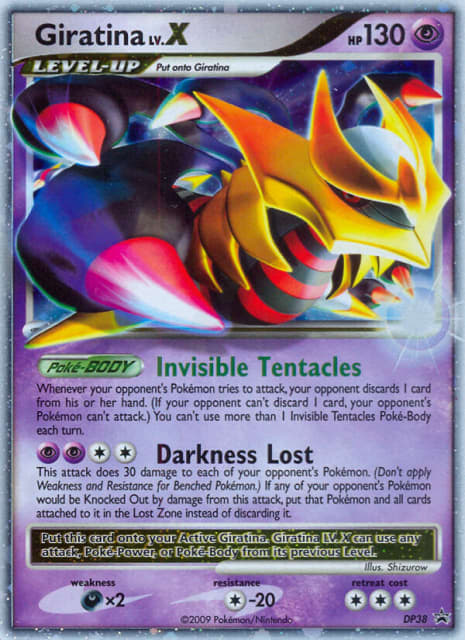 Giratina LV.X (Holofoil) (DP38) — DP Black Star Promos