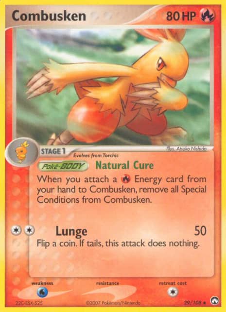 Combusken (Reverse Holofoil) (29) — Power Keepers