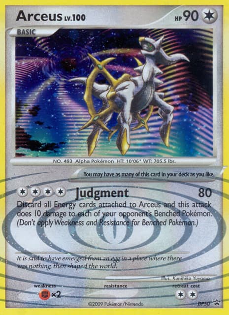 Arceus (Jumbo) (DP50) — DP Black Star Promos