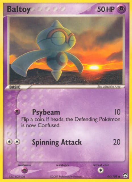 Baltoy (Reverse Holofoil) (44) — Power Keepers