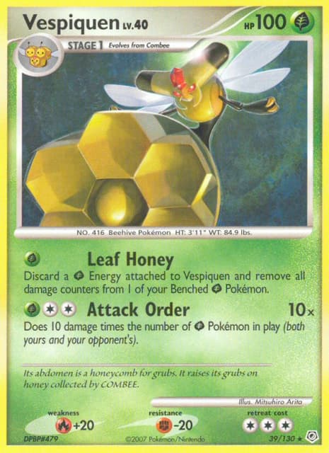 Vespiquen (Reverse Holofoil) (39) — Diamond & Pearl