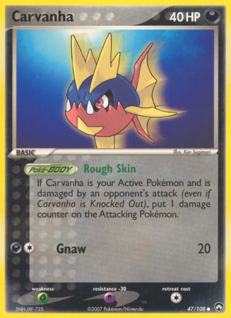 Carvanha (Reverse Holofoil) (47) — Power Keepers
