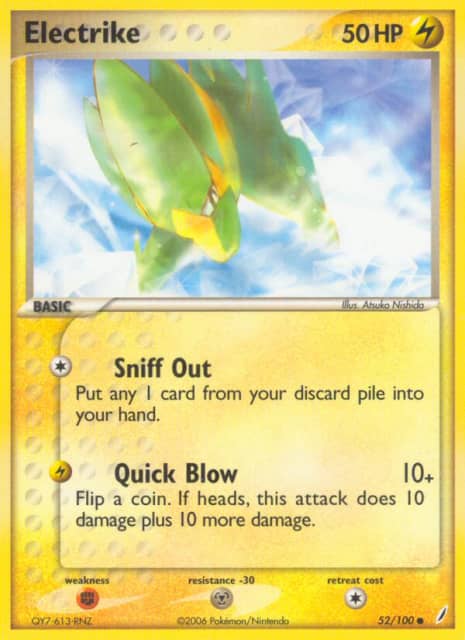 Electrike (Reverse Holofoil) (52) — Crystal Guardians