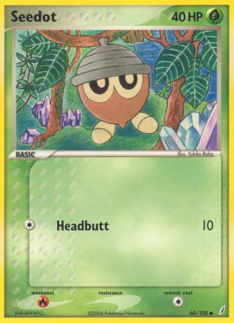 Seedot (Reverse Holofoil) (60) — Crystal Guardians