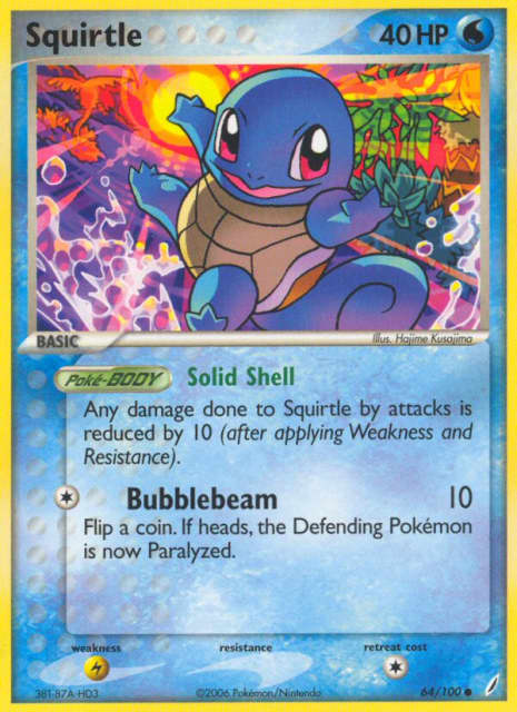 Squirtle (64) — Crystal Guardians