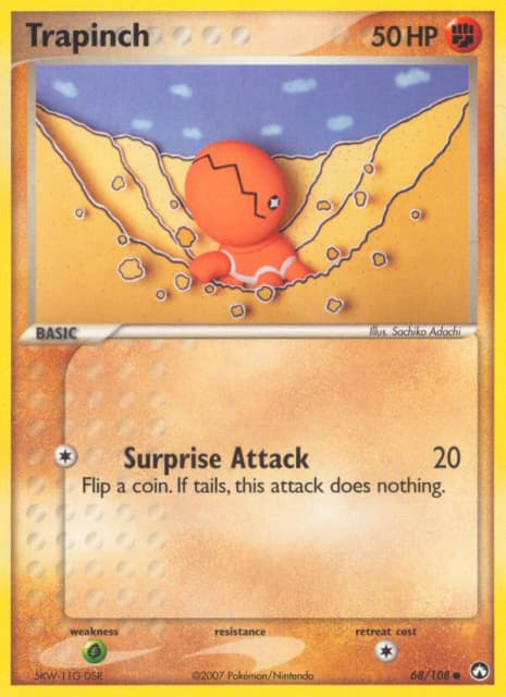 Trapinch (Reverse Holofoil) (68) — Power Keepers