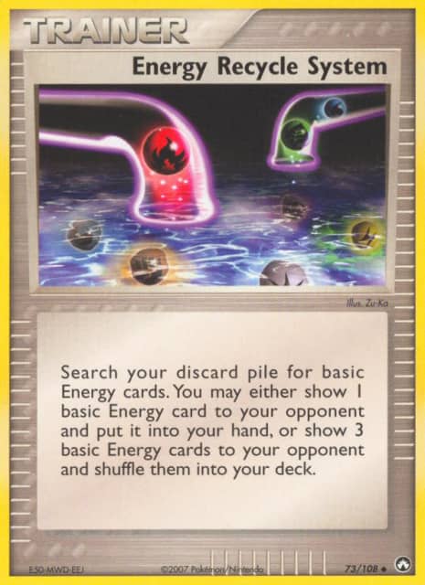 Energy Recycle System (73) — Power Keepers