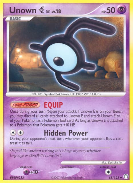 Unown [E] (65) — Mysterious Treasures