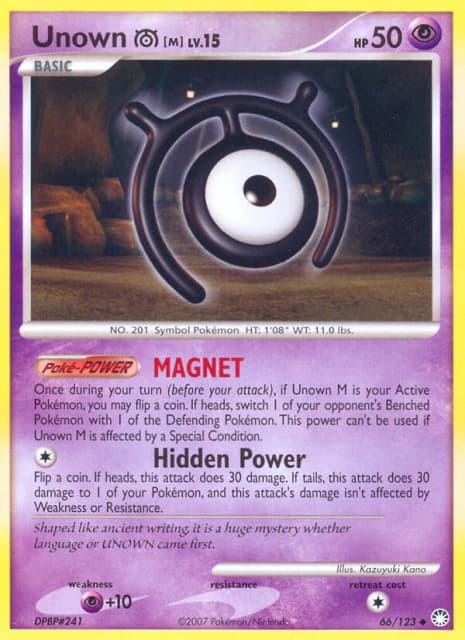 Unown [M] (66) — Mysterious Treasures