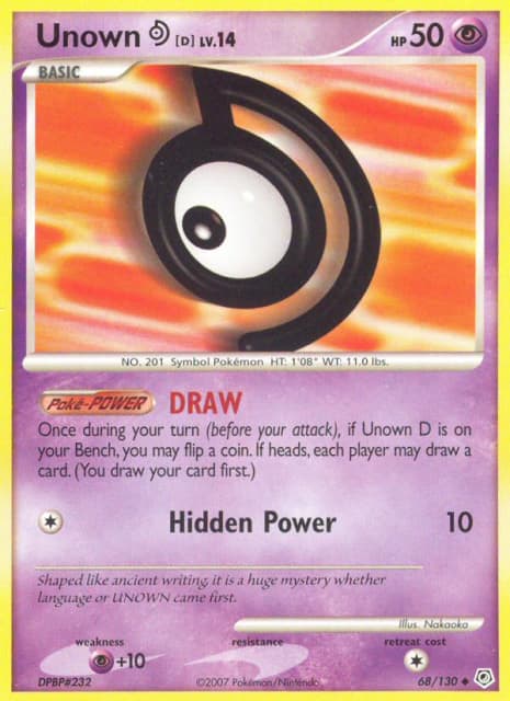 Unown [D] (68) — Diamond & Pearl