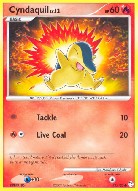 Cyndaquil (Reverse Holofoil) (79) — Mysterious Treasures