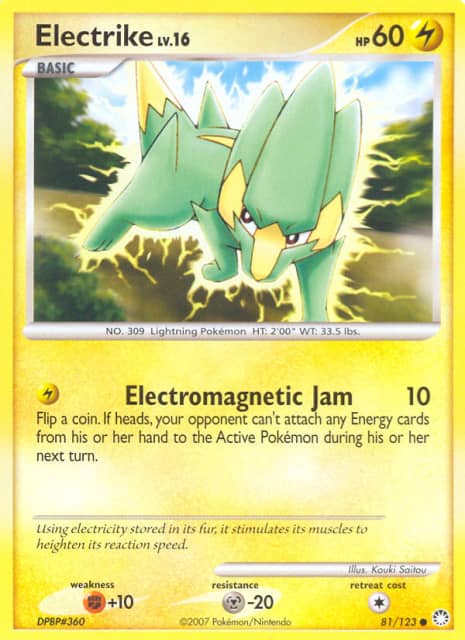 Electrike (Reverse Holofoil) (81) — Mysterious Treasures