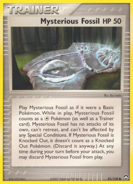Mysterious Fossil (Reverse Holofoil) (85) — Power Keepers