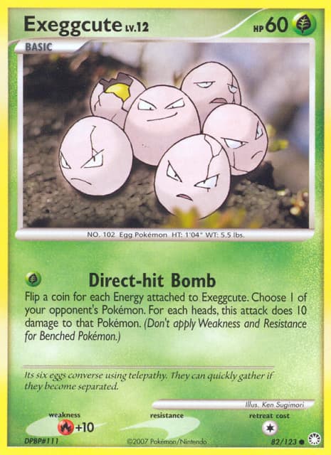 Exeggcute (Reverse Holofoil) (82) — Mysterious Treasures
