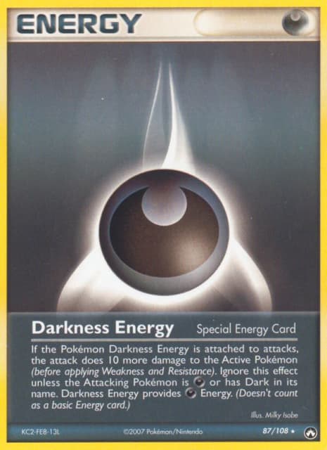 Darkness Energy (Reverse Holofoil) (87) — Power Keepers