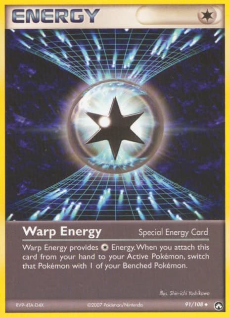 Warp Energy (Reverse Holofoil) (91) — Power Keepers