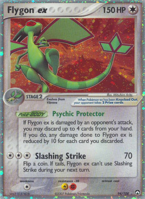 Flygon ex (Holofoil) (94) — Power Keepers