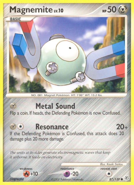 Magnemite (Reverse Holofoil) (87) — Diamond & Pearl